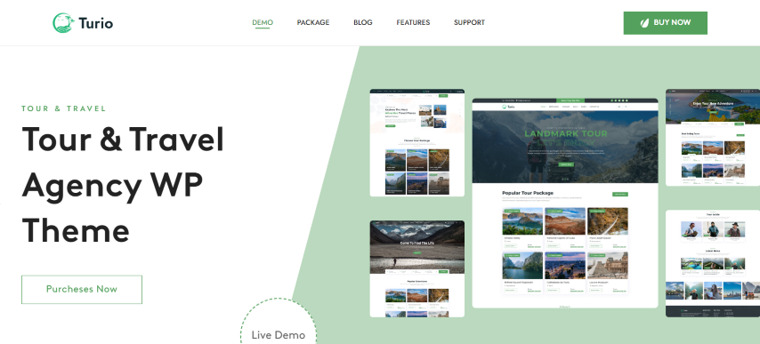 Turio v1.2.0 - Tour and Travel WordPress Theme Tourism Agency