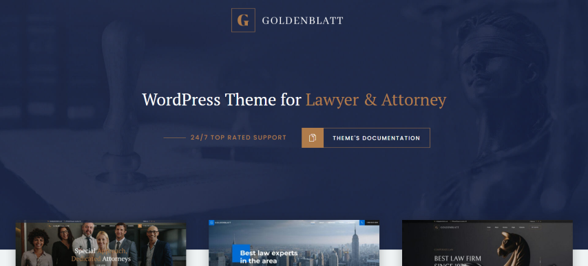 Goldenblatt v1.1.8 - Lawyer, Attorney & Law Office