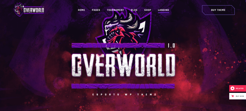 Overworld v1.3 - eSports and Gaming Theme