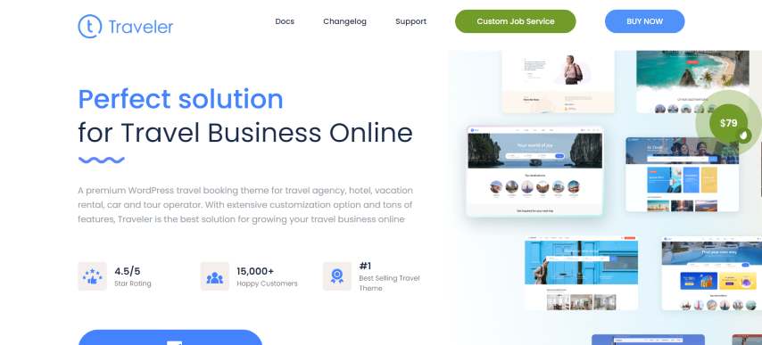 Traveler v3.0.3 - Travel Booking WordPress Theme