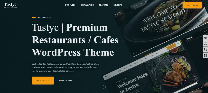 Tastyc v1.4.1 - Restaurant WordPress Theme