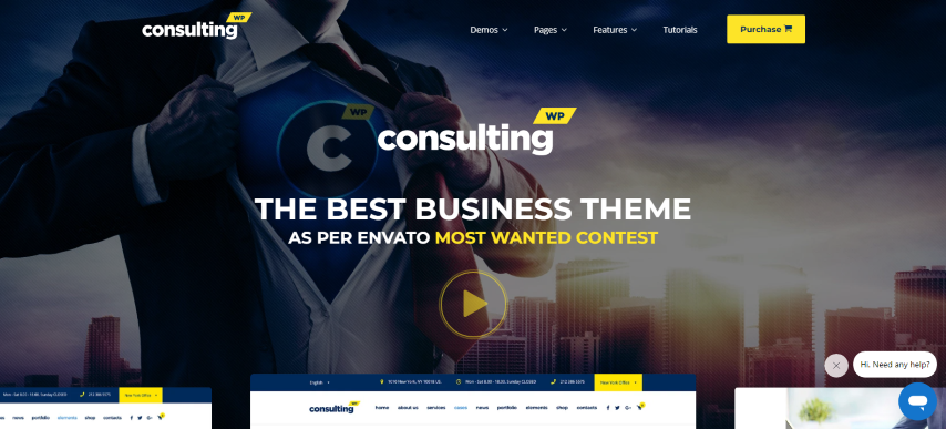 Consulting v6.4.8 - Business, Finance WordPress Theme