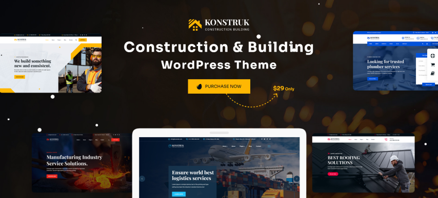 Konstruk v1.1.1 - Construction WordPress Theme