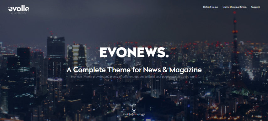 Evonews v2.0 - News/Magazine WordPress Theme