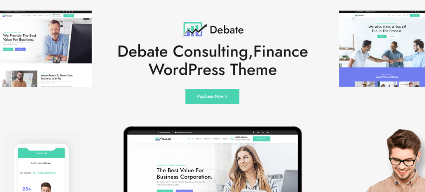 Debate v1.2 - Business Consulting WordPress Theme