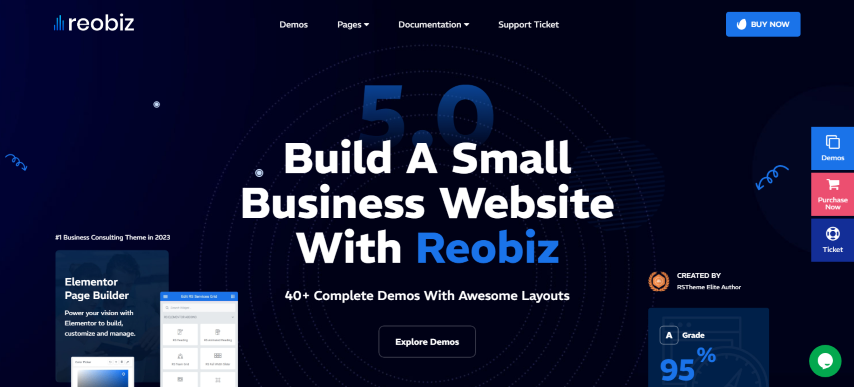 Reobiz v4.9.4 - Consulting Business WordPress Theme