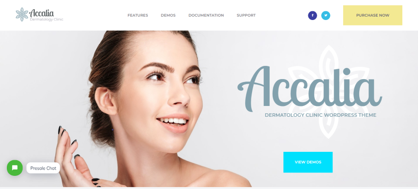 Accalia v1.4.23 - Dermatology Clinic WordPress Theme
