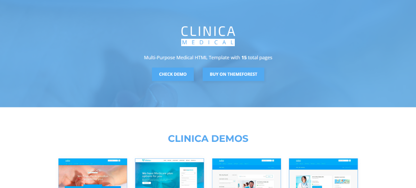 Clinica - Medical HTML Template