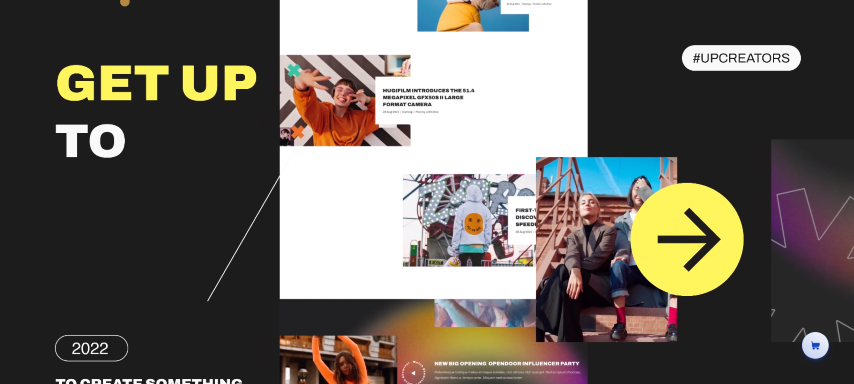 UpCreators v1.0 – Website Template for Digital Creators