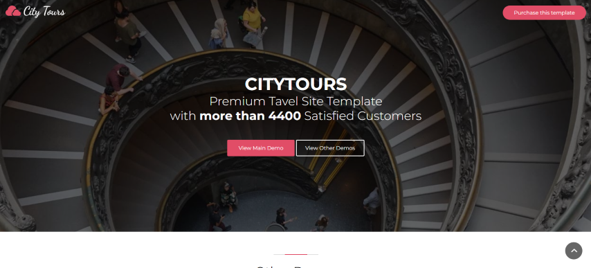 CityTours v5.7 - Travel and Hotels Site Template