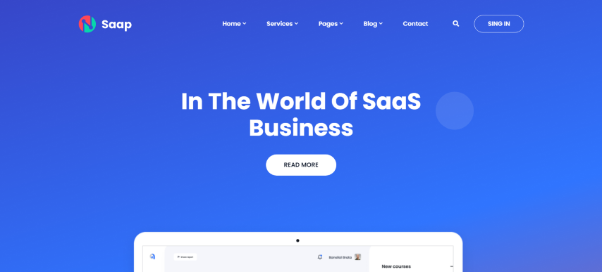 Saap v1.0 - Saas & Software HTML Template