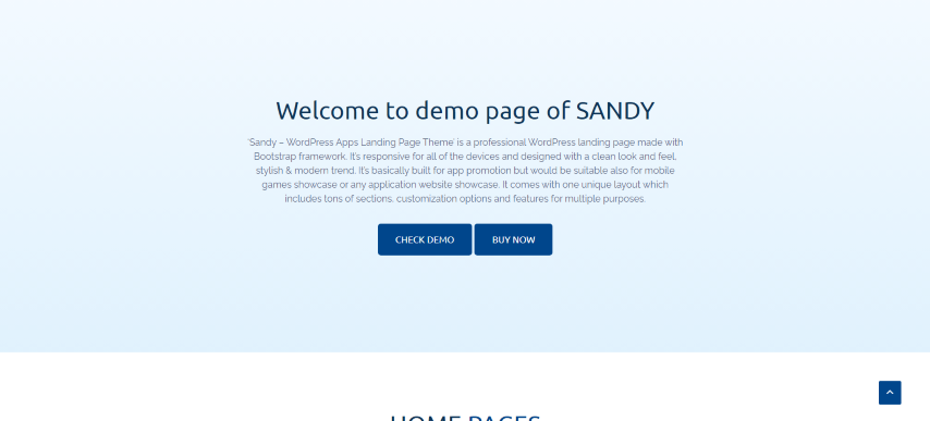 SANDYWP v1.6 - Apps Landing Page WordPress Theme