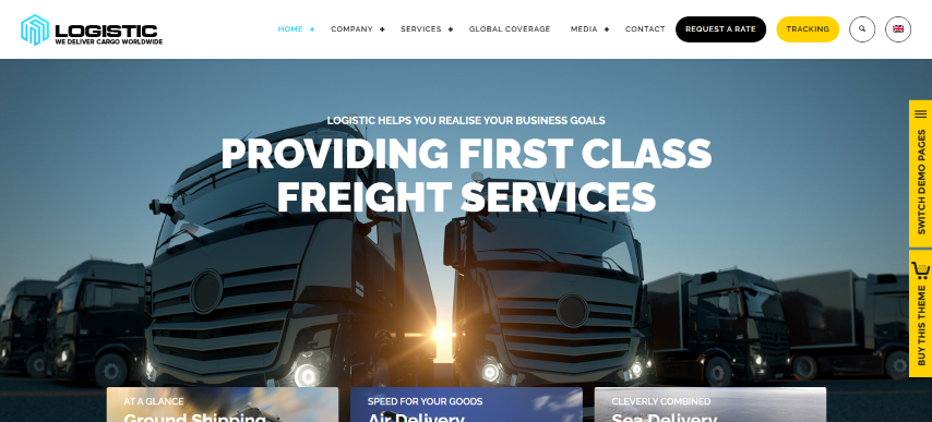 Logistic v7.4 - WP Theme For Transportation Business