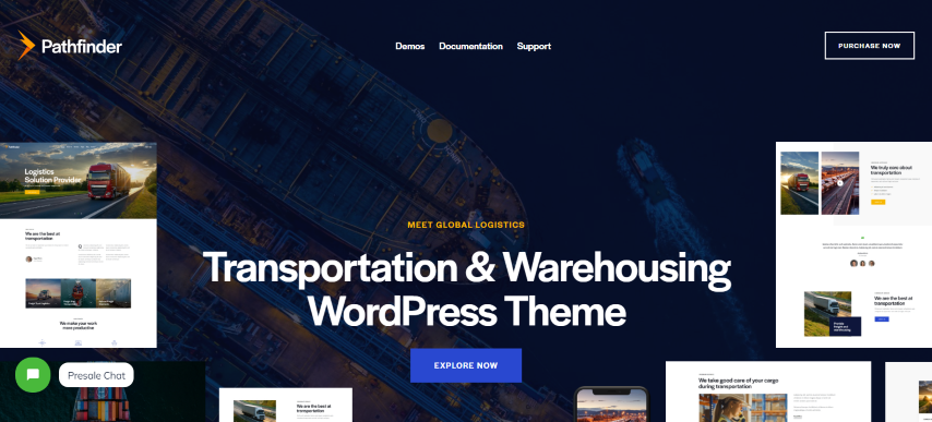Pathfinder v1.1.0.1 - Cargo Transportation & Logistics WordPress Theme