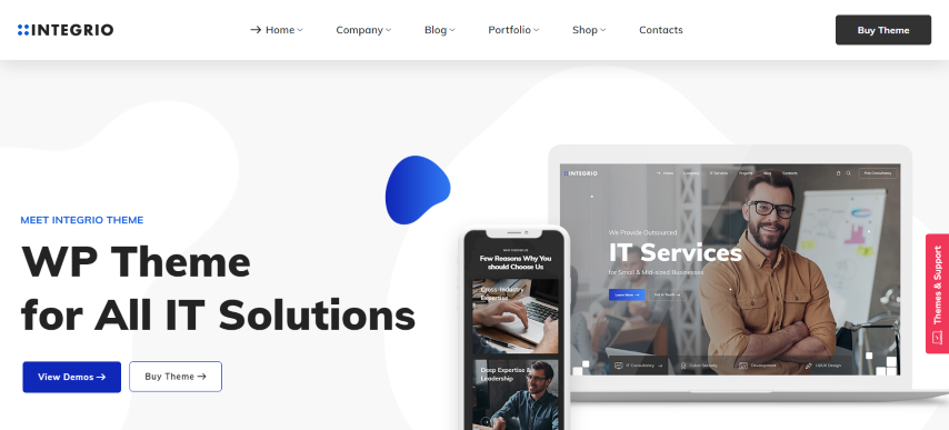 Integrio v1.1.3 - IT Solutions and Services Company WordPress Theme