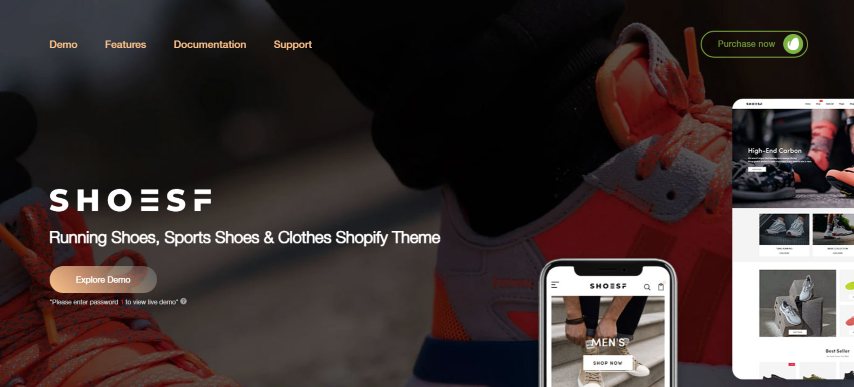 Shoesf v1.0 - Running Sports Shoes Clothes Shopify Theme