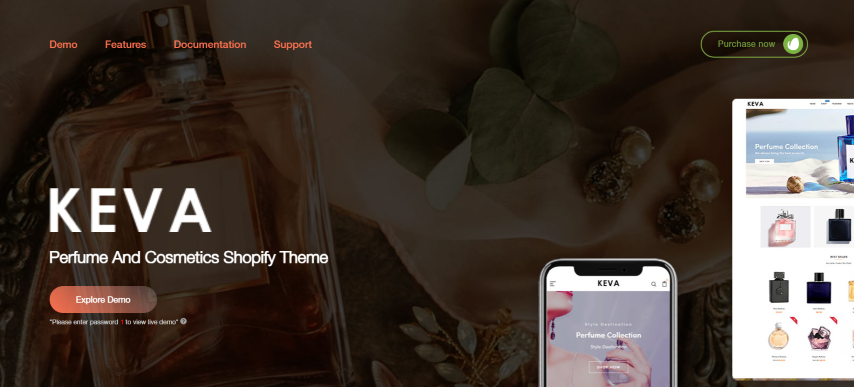 Keva v1.0.0 - Perfume And Cosmetics Shopify Theme