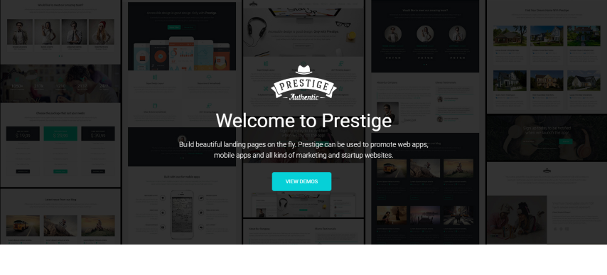 Prestige v1.3.6.1 - Multi Purpose WordPress Landing Pages