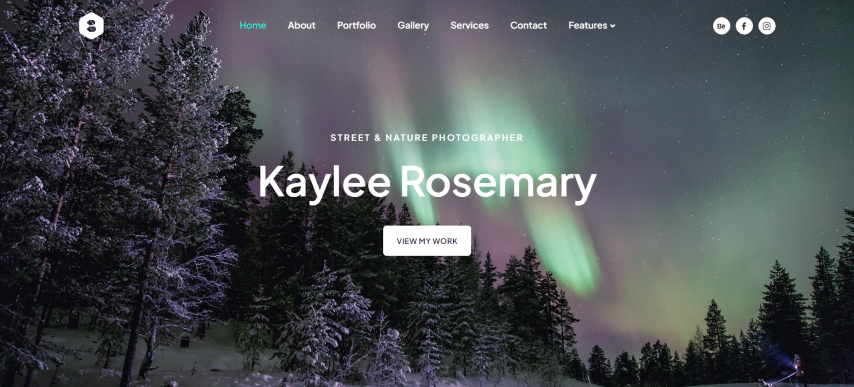 Locus - Photography One Page Bootstrap 5 Template