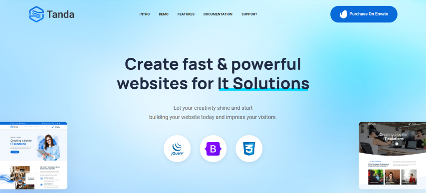 Tanda v1.6 - Technology & IT Solutions Template