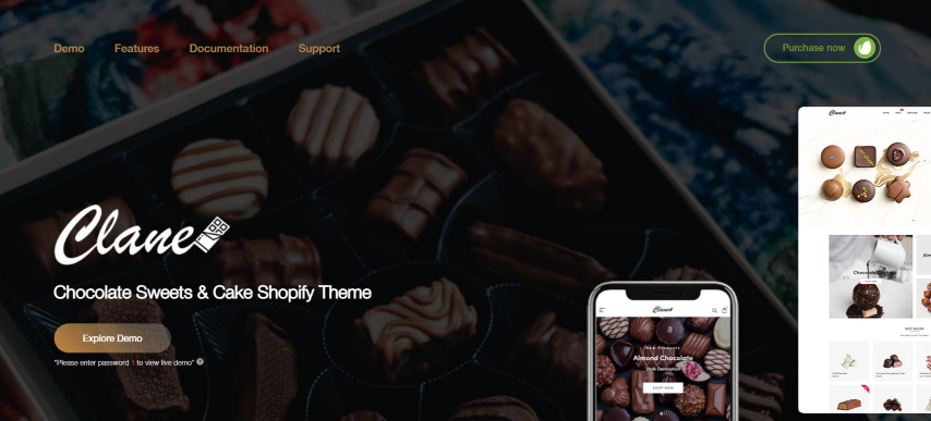 Clane v1.0 - Chocolate Sweets & Cake Shopify Theme