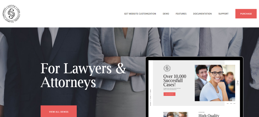 Justitia v1.0.7 - Multiskin Lawyer & Legal Adviser WordPress Theme