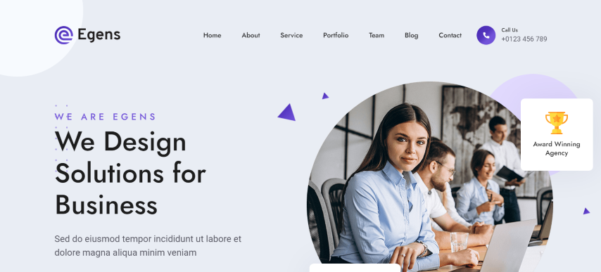 Egens v1.0 - Creative Agency HTML Template