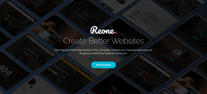 Reone v1.3 - One Page Parallax