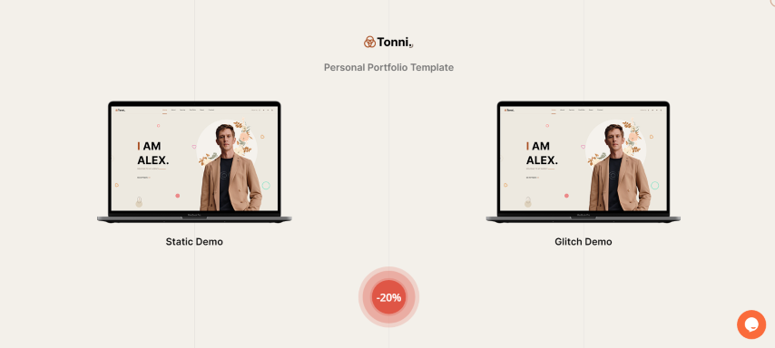 Tonni v1.0 - Personal Portfolio HTML Template