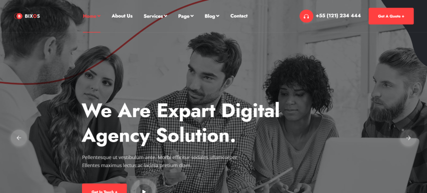 Bixos v1.0 - Business & Digital Agency HTML Template