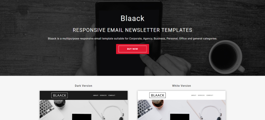 Blaack v1.0 - Multipurpose Responsive Email Template