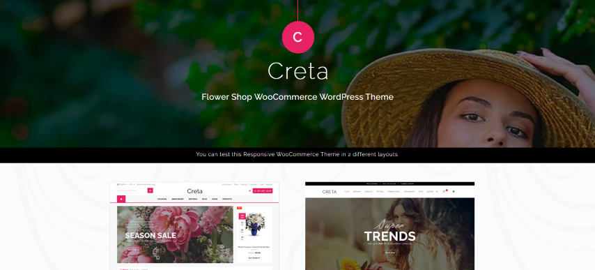 Creta v5.8 - Flower Shop WooCommerce WordPress Theme