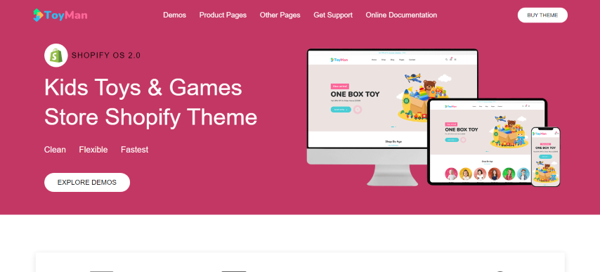 ToyMan v1.0 - Kids Toys & Baby Store Shopify 2.0 Theme