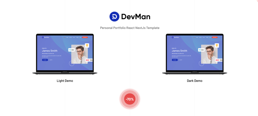 Devman - Personal Portfolio React Template