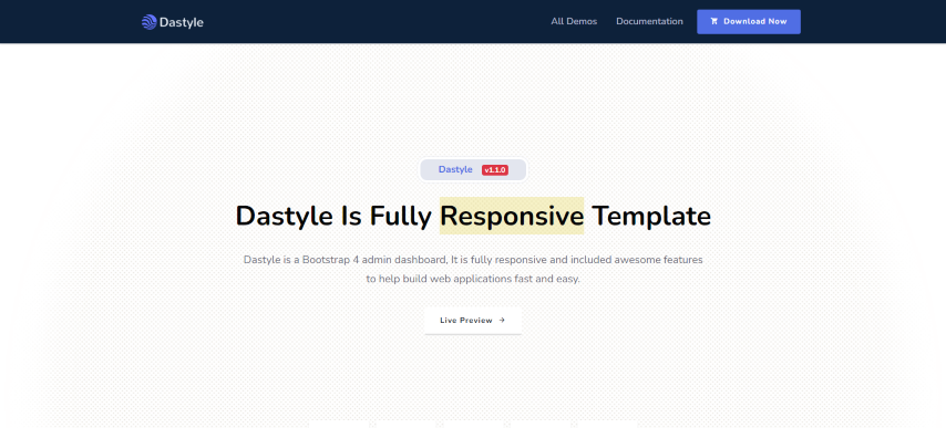 Dastyle v1.1 - Admin & Dashboard Template