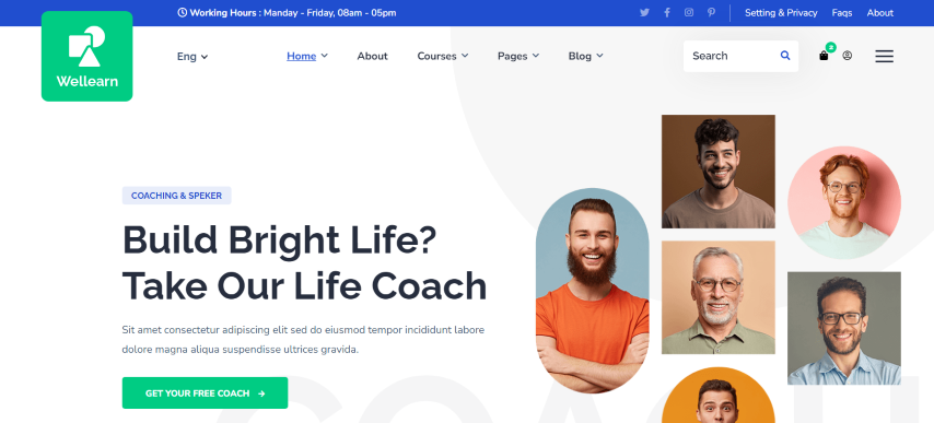 Wellern v1.0 - Coach Online Courses HTML Template