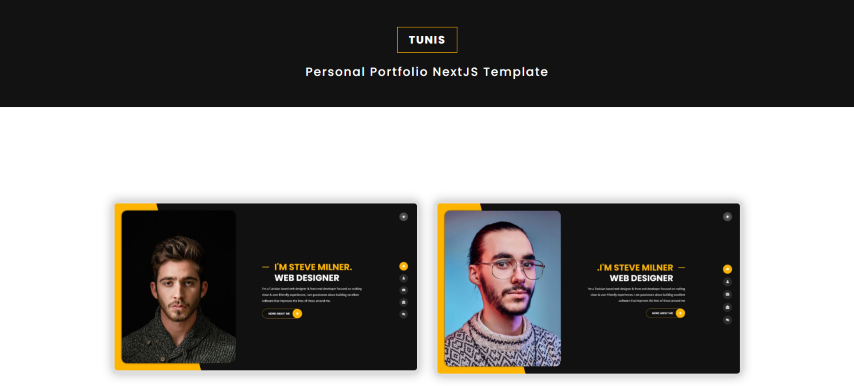 Tunis v1.1.1 - Personal Portfolio React Template