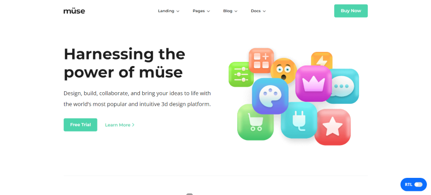 Muze v1.1 - Multi-Purpose HTML5 Template