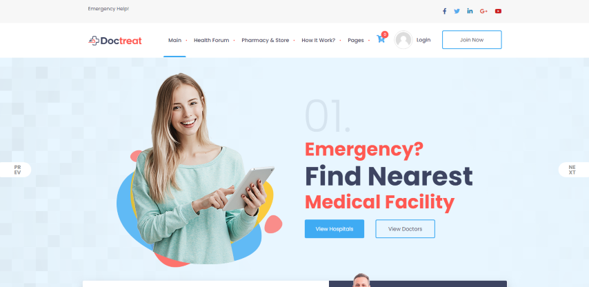 Doctreat v1.6.0 - Doctors Directory WordPress Theme