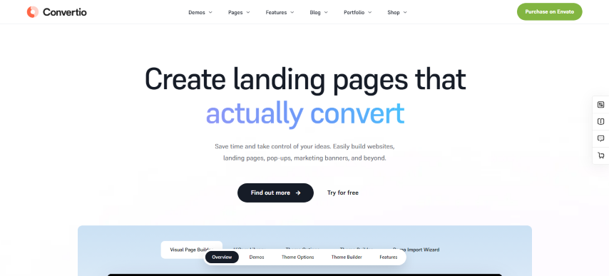 Convertio v2.0.6 - Conversion Optimized Landing Page Theme