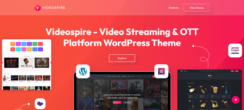 Videospire v1.0.3 - Video Blog/Vlog Streaming & OTT Platform WordPress Theme