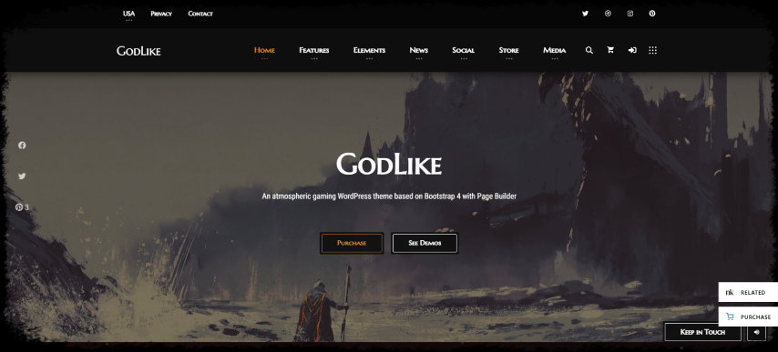 Godlike v2.9.13 - Game Theme for WordPress