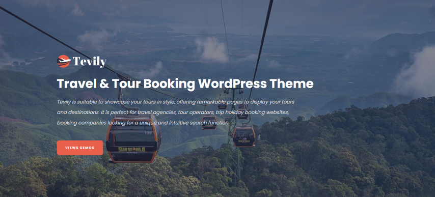 Tevily v1.1.6 - Travel & Tour Booking WordPress Theme