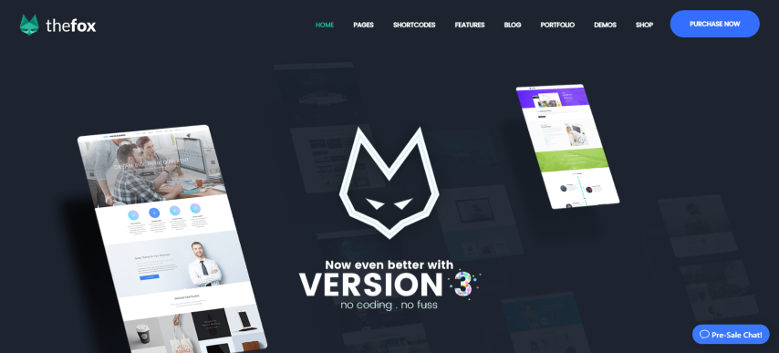 TheFox v3.9.39 - Responsive Multi-Purpose WordPress Theme