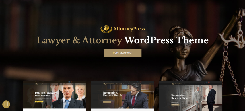 Attorney Press v2.1.5 - Lawyer WordPress Theme