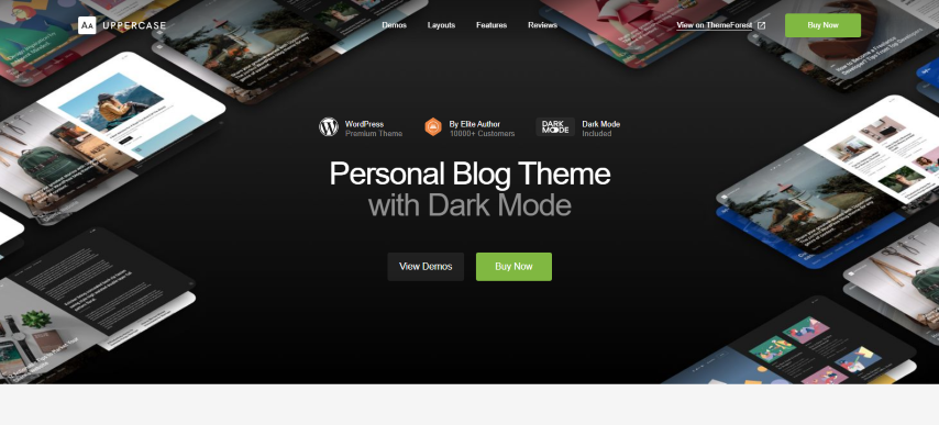 Uppercase v1.1.6 - WordPress Blog Theme with Dark Mode