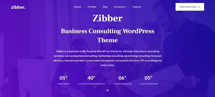 Zibber v1.1.7 - Consulting Business WordPress Theme + RTL