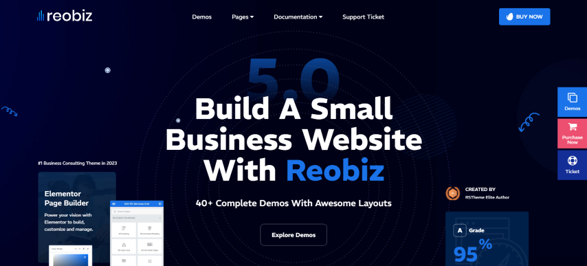 Reobiz v4.9.1 - Consulting Business WordPress Theme