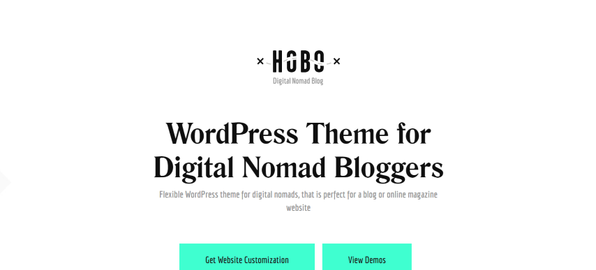 Hobo v1.0.8 - Digital Nomad Travel Lifestyle Blog WordPress Theme
