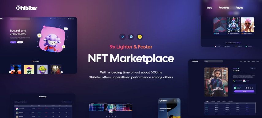 Xhibiter v1.0 - NFT Marketplace HTML Template